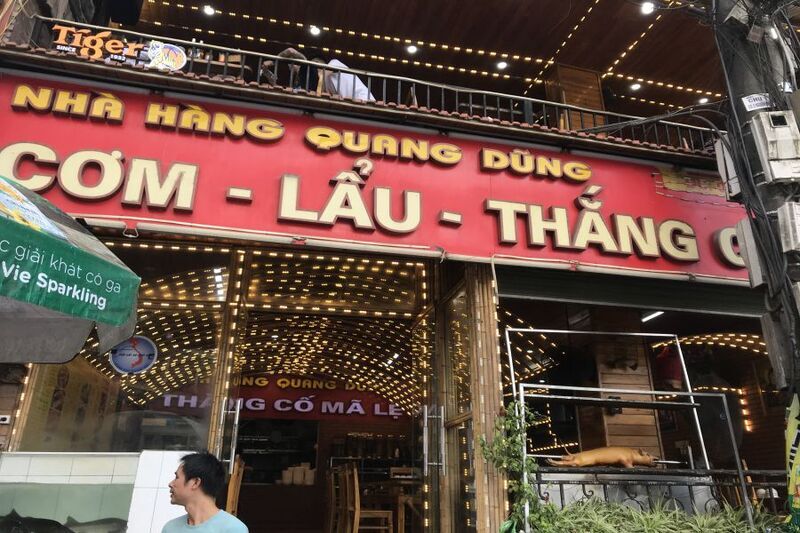 quang dung restaurant – best restaurants in dong van